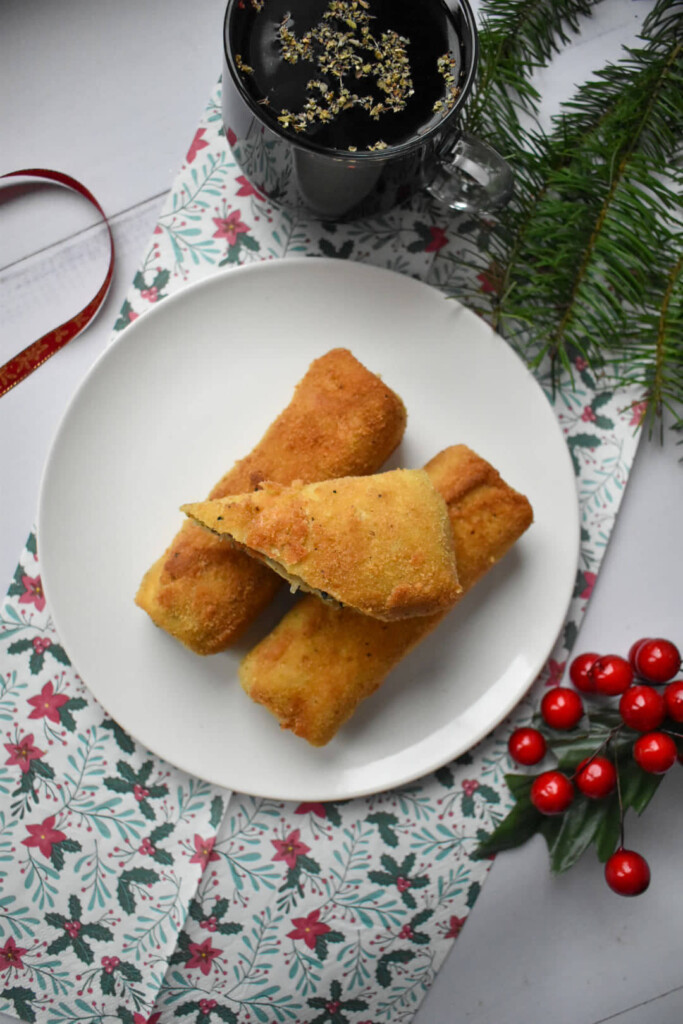 Krokiety z kapustą i grzybami