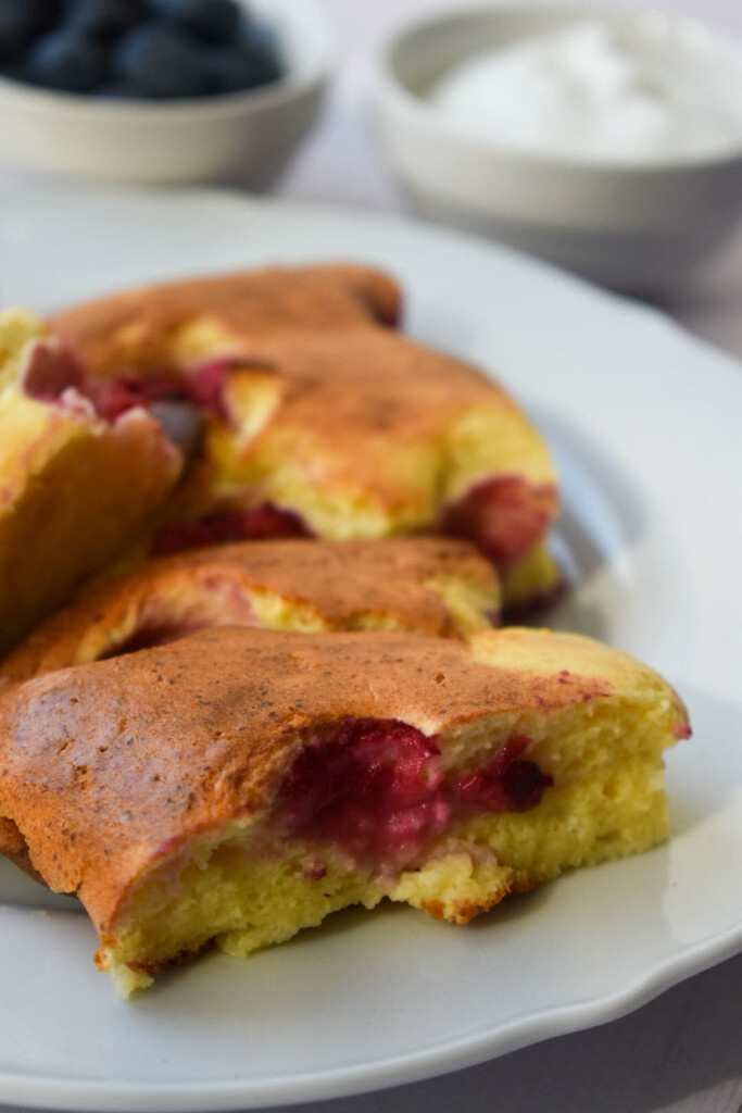 Pieczony omlet serowy