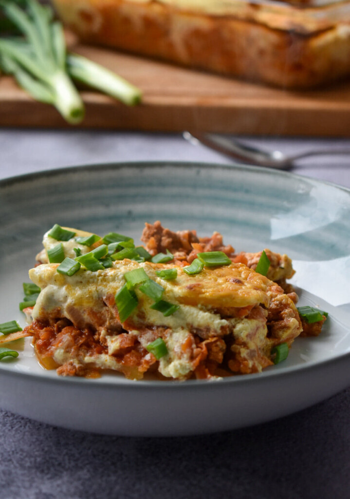 Zapiekanka ziemniaczana z mięsem mielonym